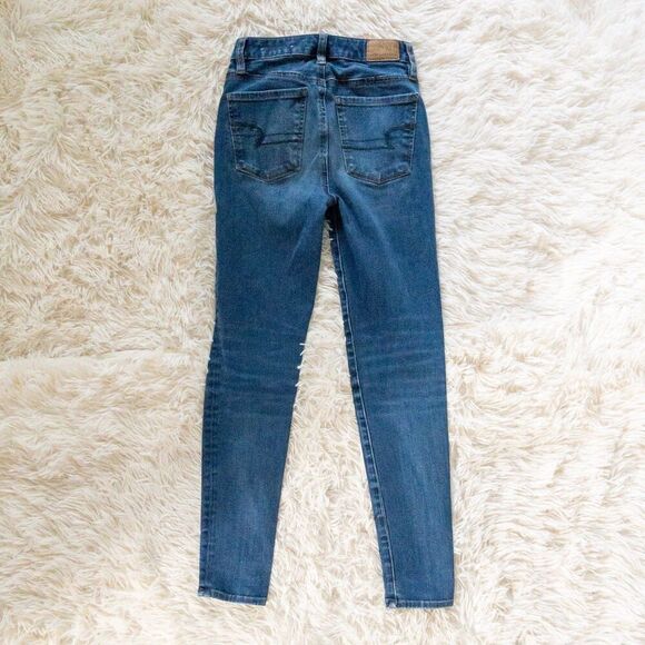 American Eagle Next Level Stretch Super High Rise Jegging size 00 - Picture 2 of 7